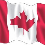 Canada wave flag vector