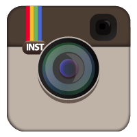 Instagram icon vector