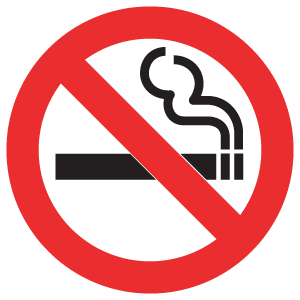 No Smoking vector