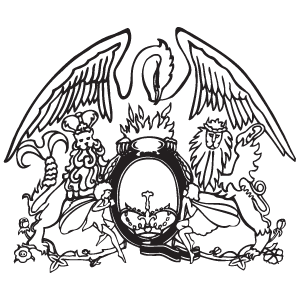 Queen logo vector