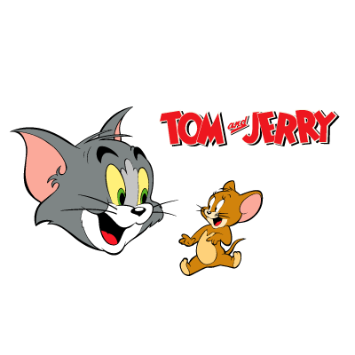 Tom and Jerry logo vector