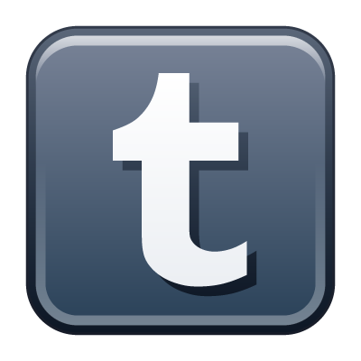 Tumblr icon vector