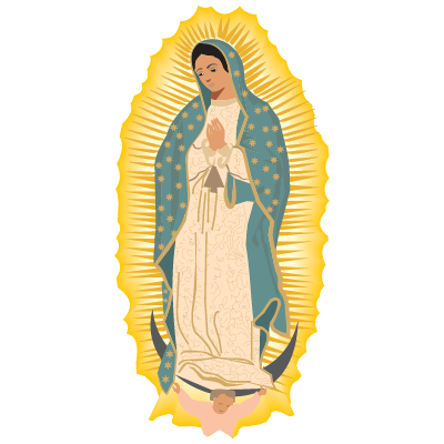 Virgen de Guadalupe vector
