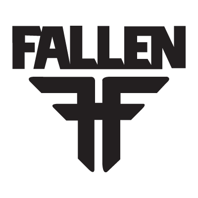 Fallen logo vector