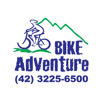 Bike adventure logo vector
