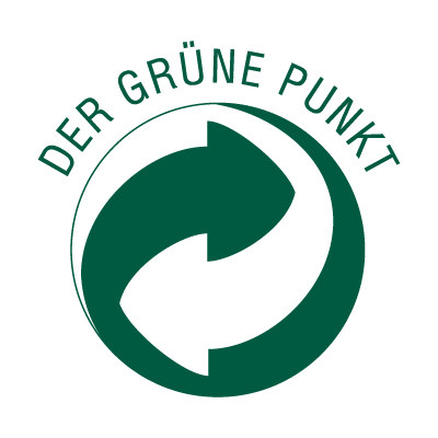 Der Grune Punkt Green Dot logo vector