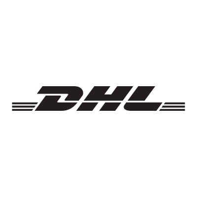 DHL Black logo vector
