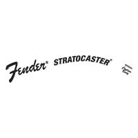 Fender Stratocaster logo vector