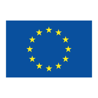 Flag of EU logo vector