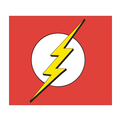 Flash logo superhero logo vector