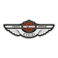 Harley Davidson 100 vector logo