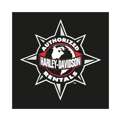 Harley Davidson Authorized Rentals vector logo