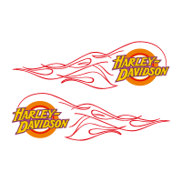 Harley-Davidson flame vector logo