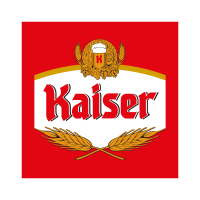 Kaiser Cerveja beer vector logo