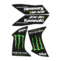 Kawasaki Ninja Monster ZX-RR vector logo