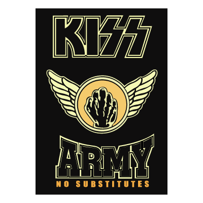 KISS Army Fist vector logo