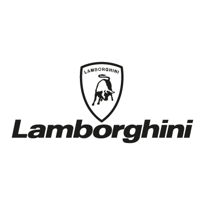 Lamborghini black vector logo