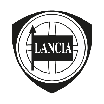 Lancia black vector logo
