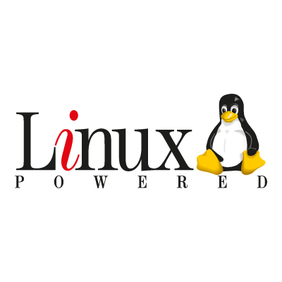 Linux Powered vector