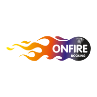 On Fire Booking vector logo