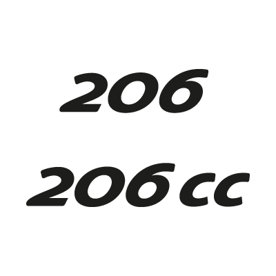 Peugeot 206 vector logo