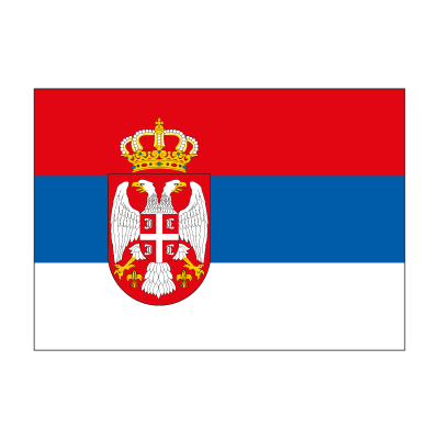 Flag of Serbia vector logo
