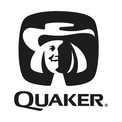 Quaker black vector logo