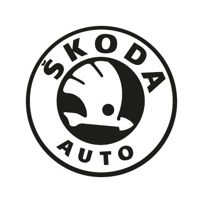 Skoda Auto black vector logo