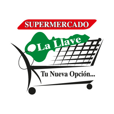 Supermercado La Llave vector logo