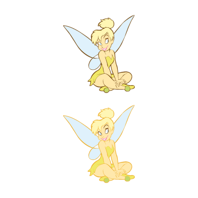 Tinkerbell Disney vector logo