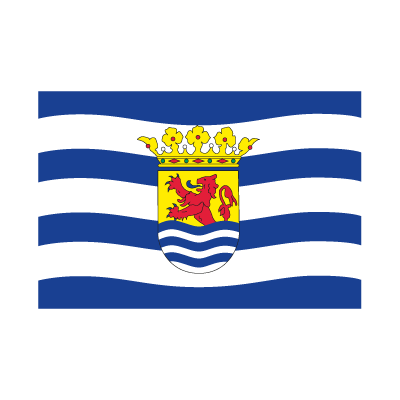 Flag of Zeeland vector logo