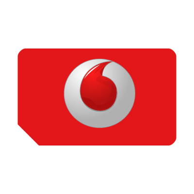 Vodafone brandnew 3D vector logo