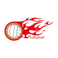 Volleyball vector logo
