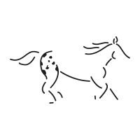 Walkaloosa Horse Ranch vector logo