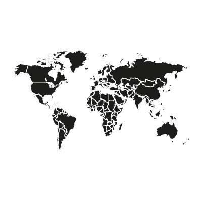 World vector black vector logo