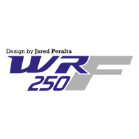 Yamaha WR250F vector logo