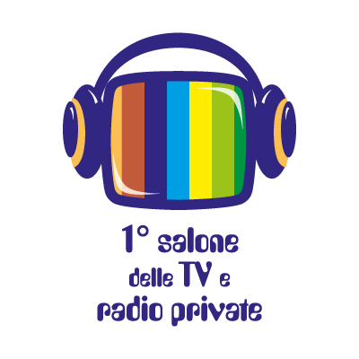 1 salone delle TV e radio private vector logo