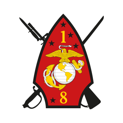 1st Battalion 8th Marine Regiment vector logo