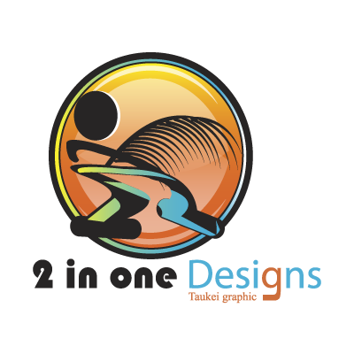 2 in one Designs vector logo