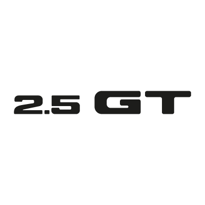2.5 GT vector logo