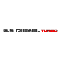 6.5 turbo diesel vector logo
