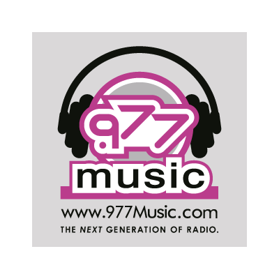 .977 music vector logo