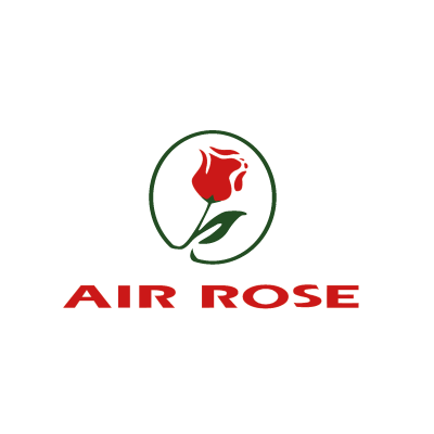 Air Rose vector logo