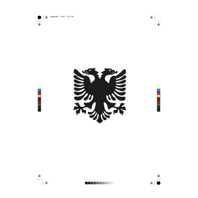 Albanain eagle vector logo