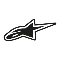 Alpine stars Black vector logo