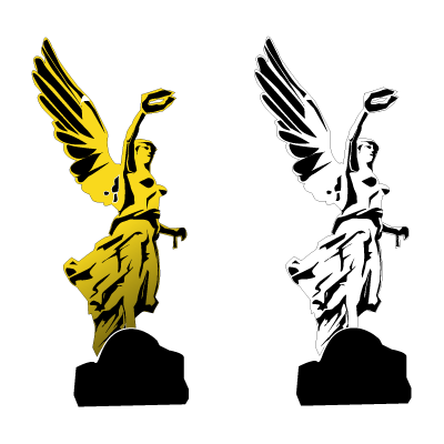 Angel de la independencia vector logo