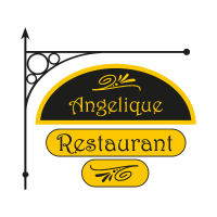 Angelique Restaurant vector logo