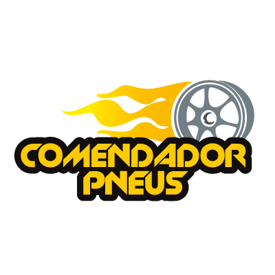 Comendador pneus vector logo