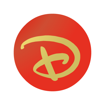 Disney "D" ball vector logo