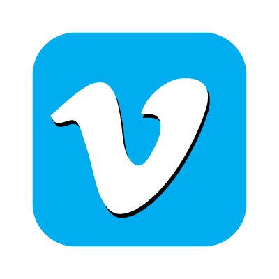 vimeo vector icon